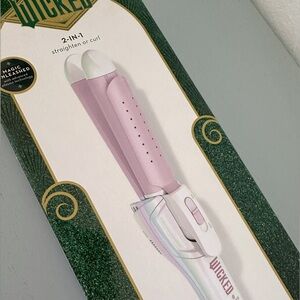 Limited Edition Wicked Conair Curling Iron Pink Iridescent NIB 1in